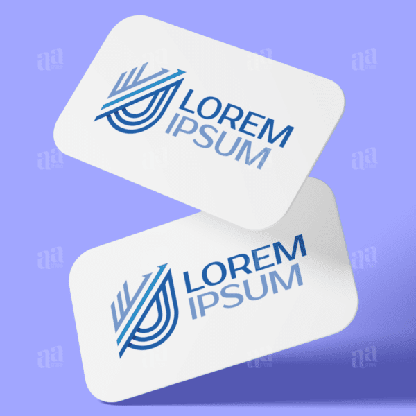 Premium and modern Letter U Up Logo, multimedia logo.
