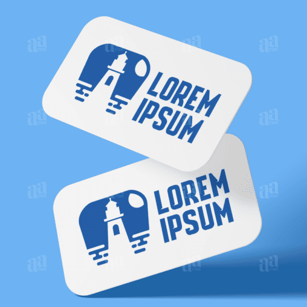 Modern Lighthouse Dental Logo Template, healthcare logo template.