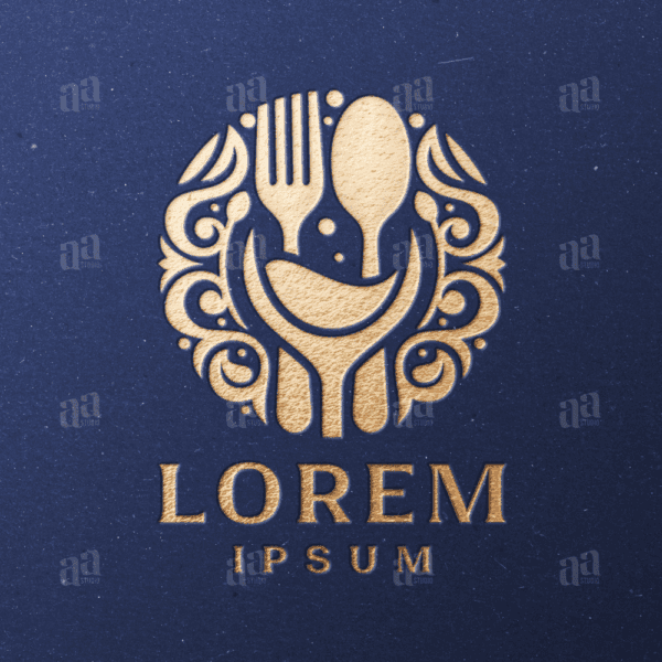 Elegant and Luxury Cafe Logo Template, restaurant logo template.