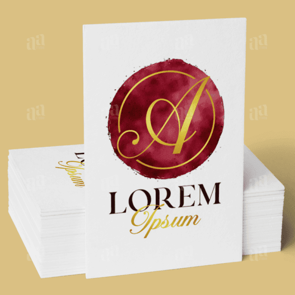 Elegant and Luxury Square Letter A Watercolor Logo Template, fashion logo template.