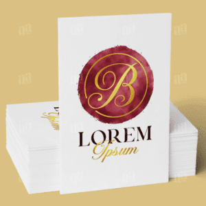 Luxury Circle Letter B Watercolor Logo Template