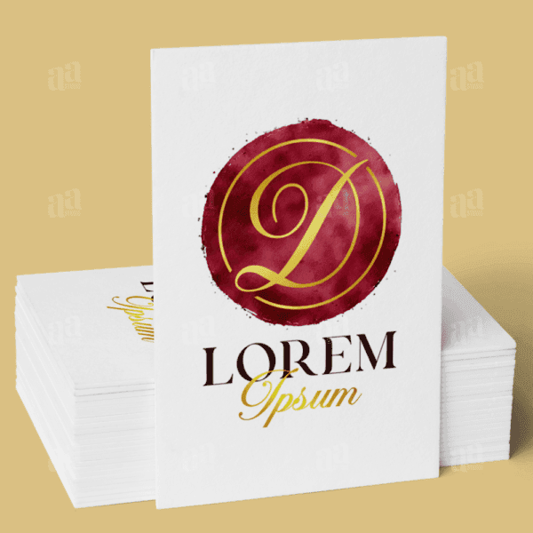 Elegant Luxury Circle Letter D Watercolor Logo Template, fashion logo template.
