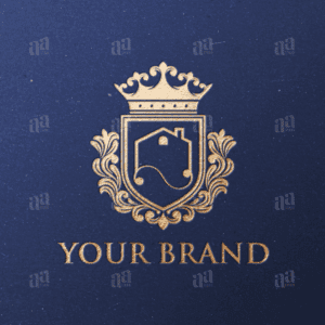 Luxury House Shield Decorative Logo Template
