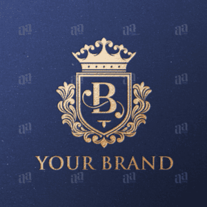 Luxury Letter B Shield Decorative Logo Template