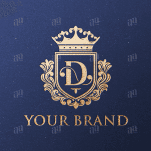 Luxury Letter D Shield Decorative Logo Template