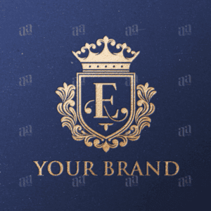 Luxury Letter E Shield Decorative Logo Template