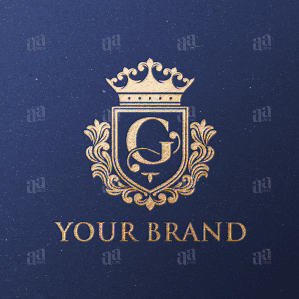 Elegant and Luxury Letter G Shield Decorative Logo Template, fashion logo template.