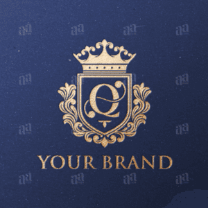 Luxury Letter Q Shield Decorative Logo Template