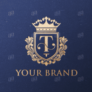 Luxury Letter T Shield Decorative Logo Template