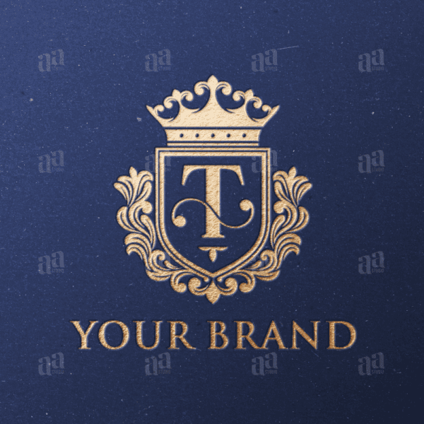 Elegant and Luxury Letter T Shield Decorative Logo Template, fashion logo template.