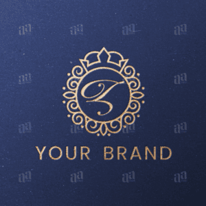 Luxury Letter Z Circle Crown Ornament Logo Template