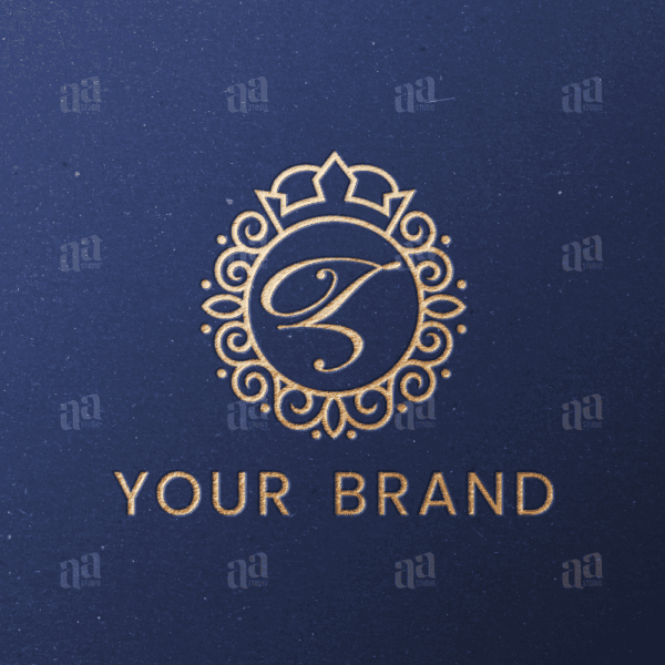 Elegant and Luxury Letter Z Circle Crown Ornament Logo Template, fashion logo template.
