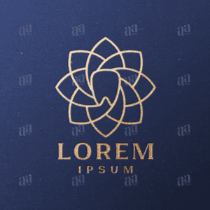 Luxury Lotus Dental Logo Template