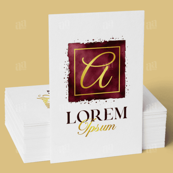 Elegant and Luxury Square Letter A Watercolor Logo Template, fashion logo template.