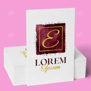 Luxury Square Letter E Watercolor Logo Template