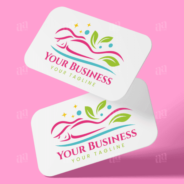 Modern Massage Logo Template, spa logo template.