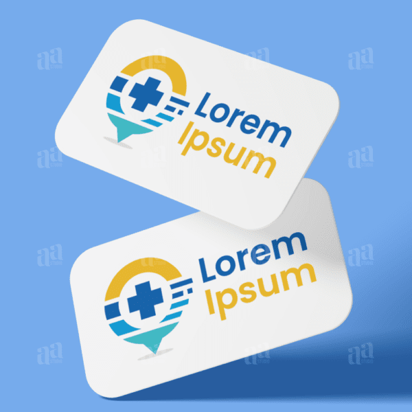 Modern Medical Delivery Logo Template, healthcare logo template.
