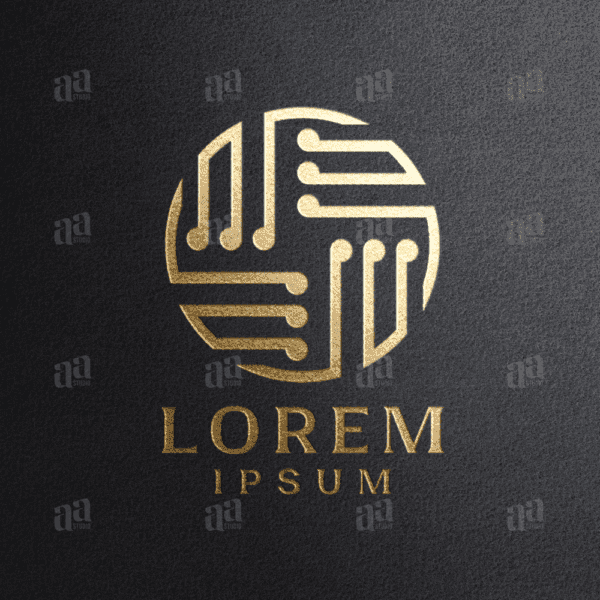 Premium and Luxury Music World Logo, art logo.
