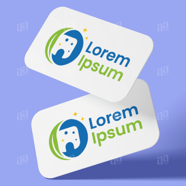 Modern Nature Dental Logo Template, healthcare logo template.