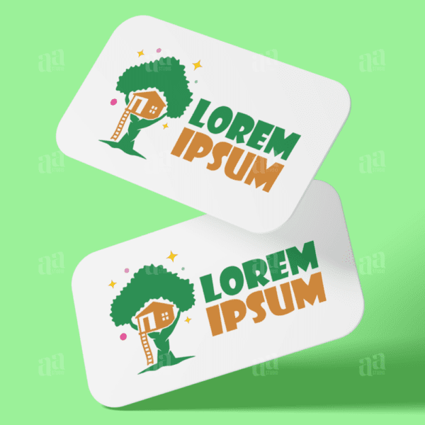 Modern Nature House Logo Template, nature logo template.