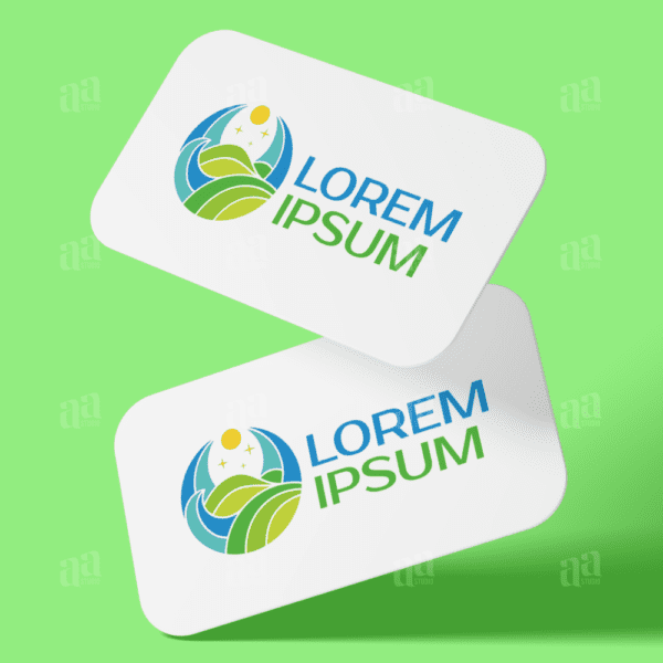 Premium and Modern Nature Landscaping Logo, homecare logo.