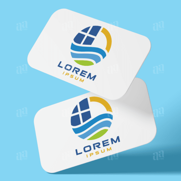 Modern Nature Solar Energy Logo Template, energy logo template.