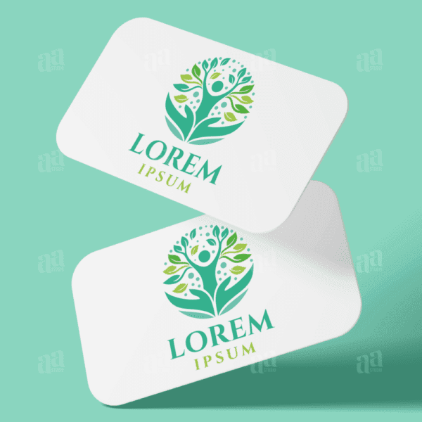Modern Nature Therapy Logo Template, wellness logo template.