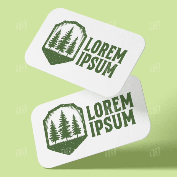 Modern and Luxury Pine Tree Logo Template, nature logo template.