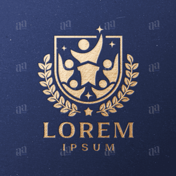 Elegant and Luxury Public Speaking Logo Template, community logo template.