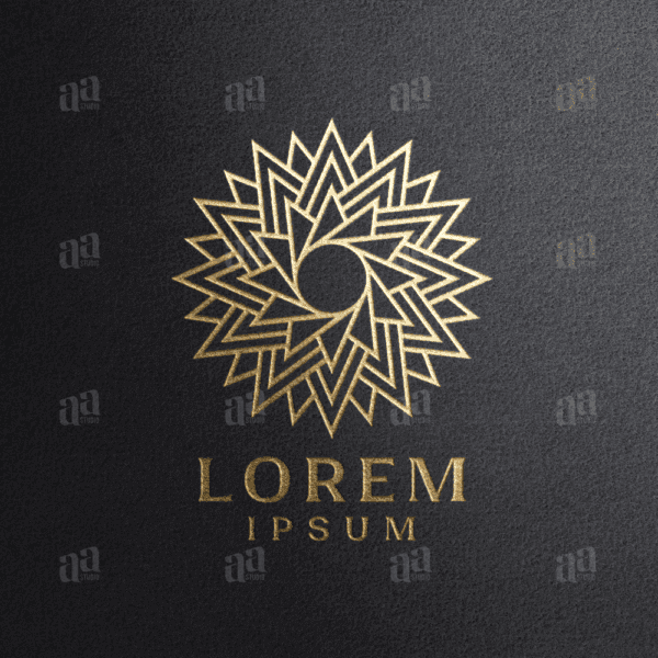 Premium and Luxury Abstract Sun Logo, nature logo.