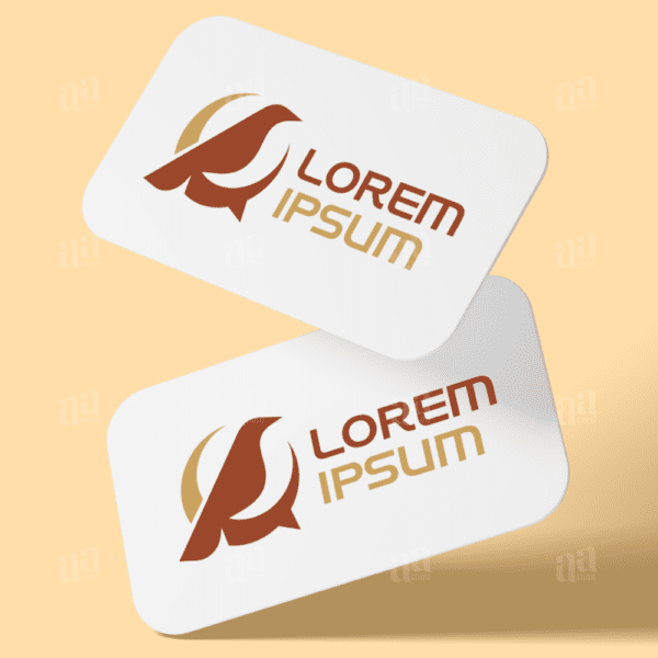 Modern and premium Bird Chat Logo, animal logo.