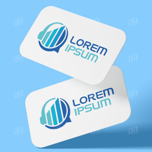 Premium and modern Business Podcast Logo, finance logo.