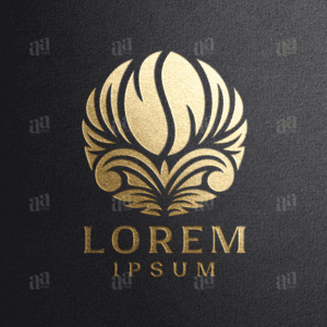 Decorative Coffee Bean Logo