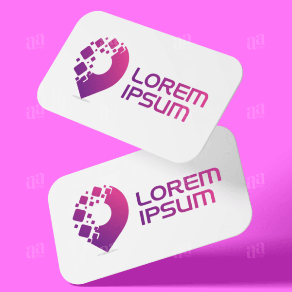 Premium and modern Digital Map Logo, multimedia logo.
