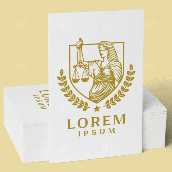 Premium and Elegant Justitia Logo, law logo.