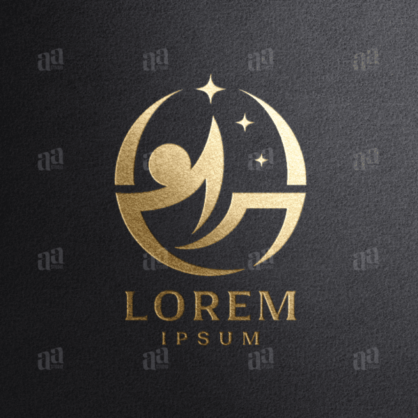 Luxury Fundraising Logo, premium logo.