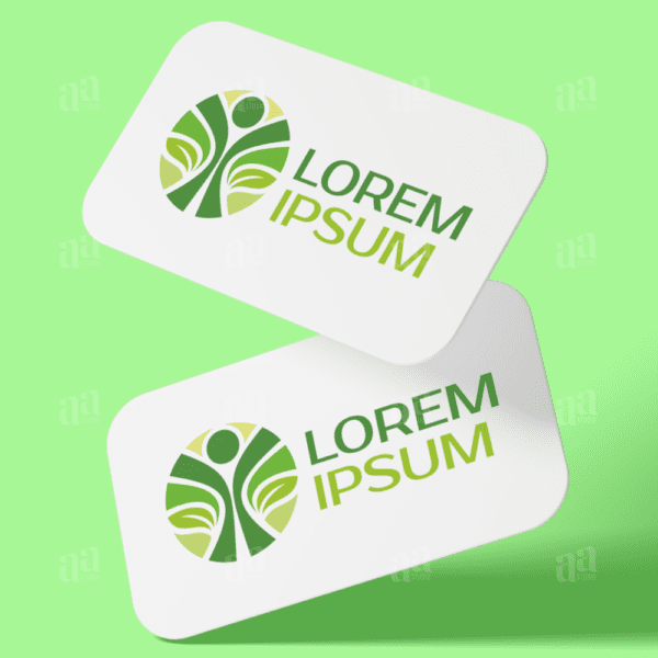 Premium and modern Healthy Person Logo, wellness logo.