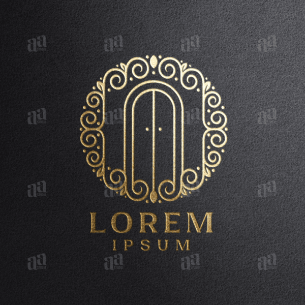 Luxury and premium decorative Home Decor Logo, real estate logo.