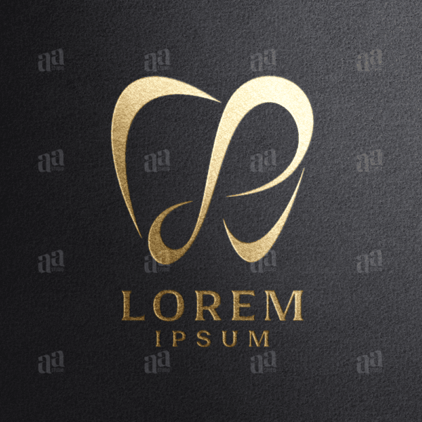 Luxury and premium decorative Infinity Dental Logo, healthcare logo.