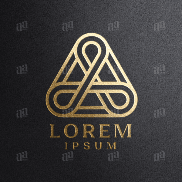 Luxury Infinity Lines Logo, premium logo.