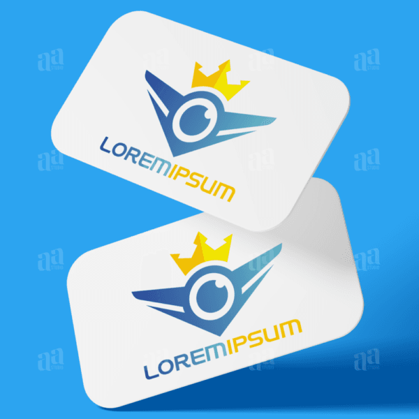 Modern and premium King Drone Logo, technology logo.