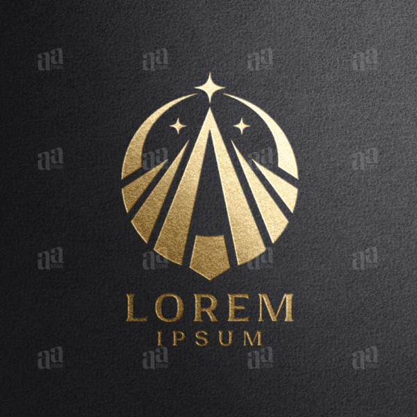 Elegant and Luxury Letter A Achievement Logo, premium logo.