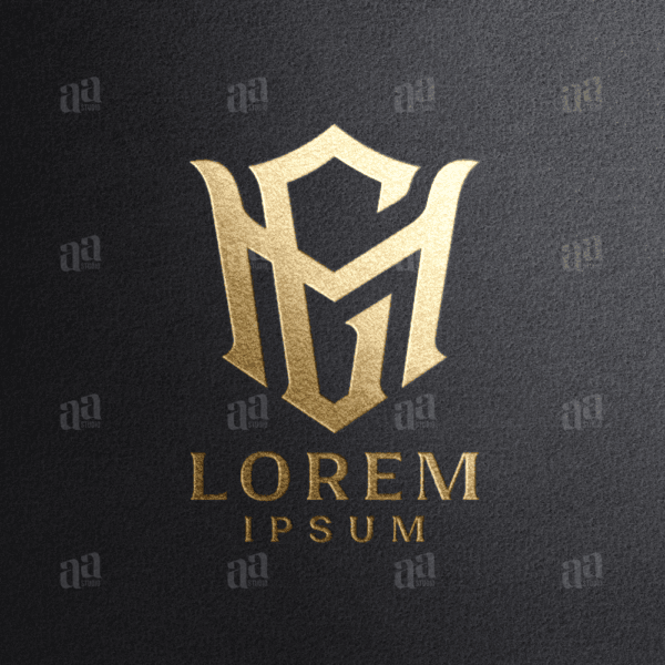 Premium and Luxury Letter GM Logo, fashion logo.