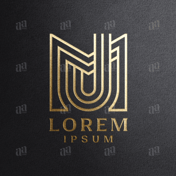 Premium and Luxury Letter MJ Logo, fashion logo.