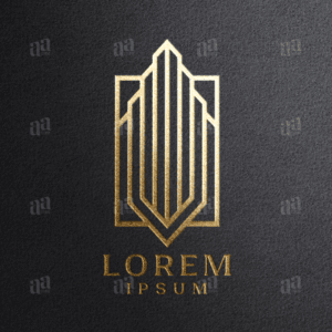 Letter V Real Estate Logo