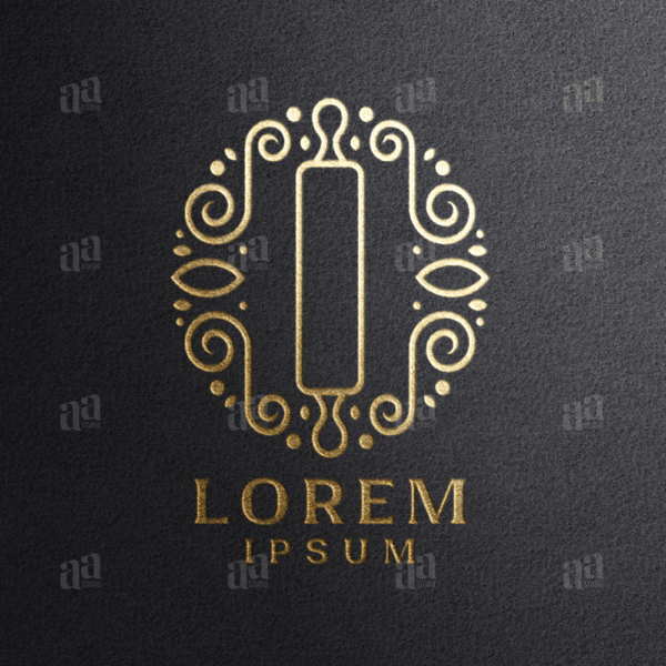 Luxury and premium decorative Baking Logo, food logo.