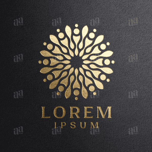 Premium and Luxury People Sun Logo, community logo.