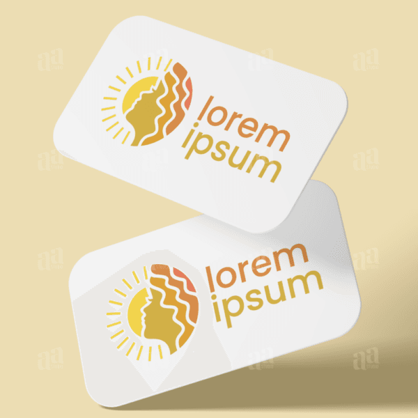 Premium and Luxury Sunscreen Logo, skincare logo.