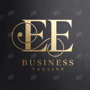 Luxury Letter EE Logo