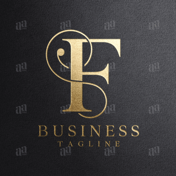 Premium and Luxury Letter F Logo, fashion logo.